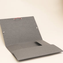 Load image into Gallery viewer, A4 Card Folder / Document Wallet - Charcoal Grey / Red
