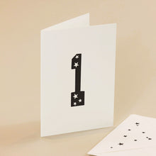 Load image into Gallery viewer, Letterpress 1st (1) Birthday Greetings Card
