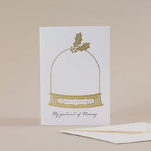 Load image into Gallery viewer, Letterpress Snow Globe (Draw on me) Mummy Christmas Card
