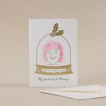 Load image into Gallery viewer, Letterpress Snow Globe (Draw on me) Mummy Christmas Card
