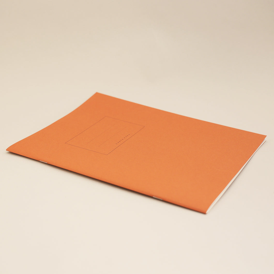 Carta Pura Lined / Ruled A4 Notebook - Rust