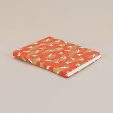 Load image into Gallery viewer, Japanese Paper Notebook - Cranes Red
