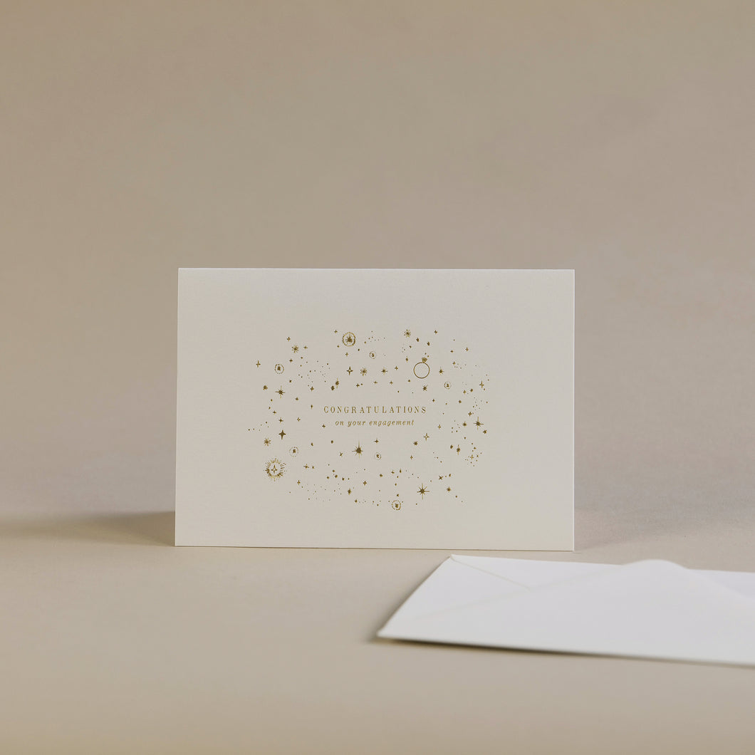 Congratulations on Your Engagement Foil Greetings Card