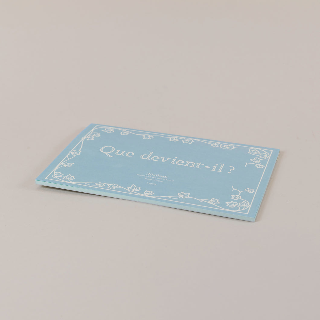 Decorative Writing Paper Pad - Lined