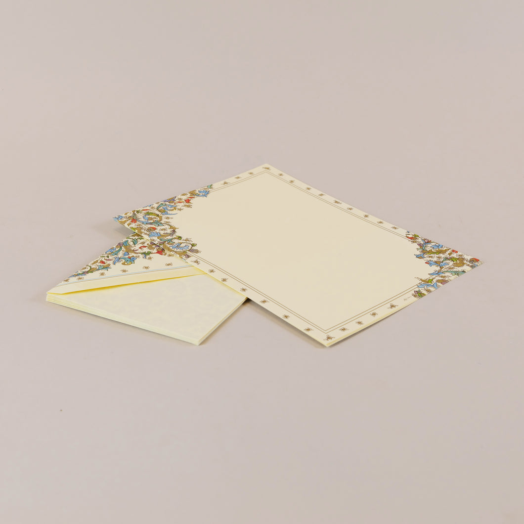 Italian Letter Writing Paper and Envelopes - Ivory