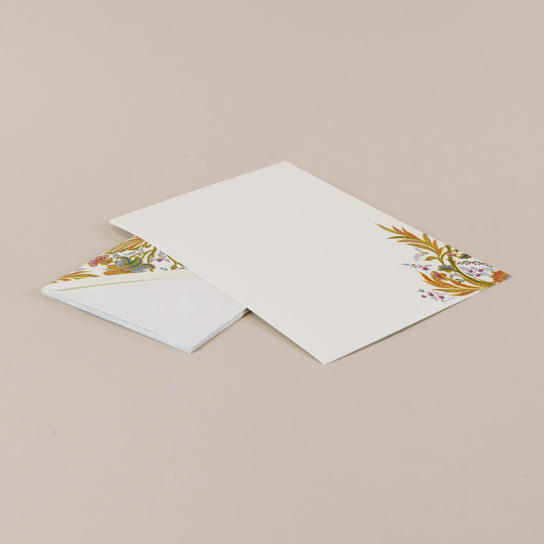 Italian Letter Writing Paper and Envelopes - White