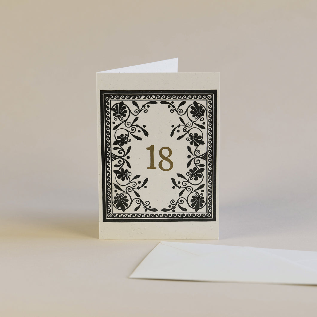 18 Letterpress Greetings Card