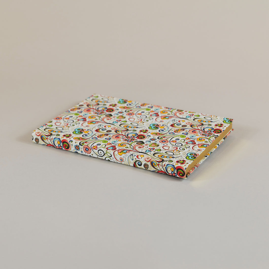 Colourful Gilt Edge 15 x 21 Notebook - Plain