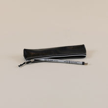 Load image into Gallery viewer, Small Black Leather Pencil Case

