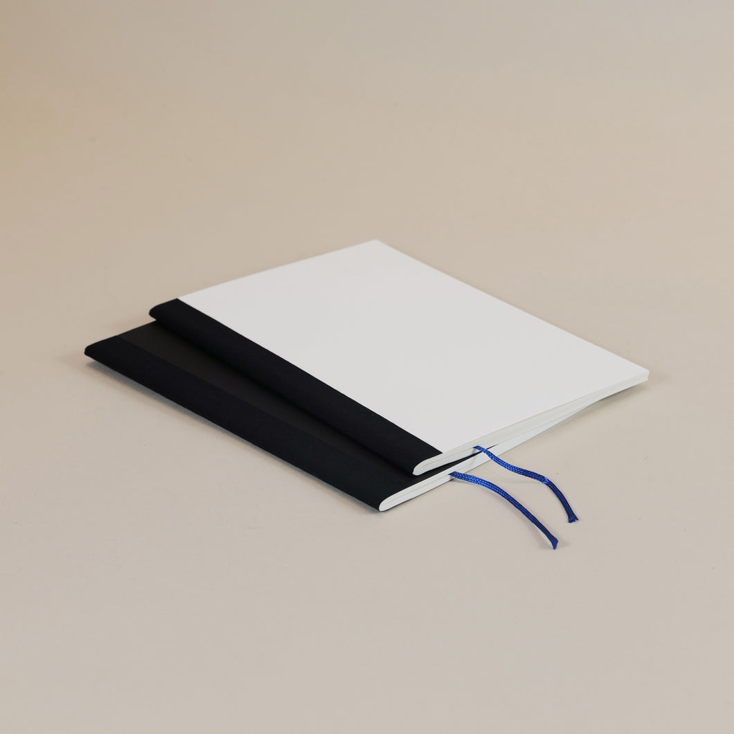 A5 Linen Bound Lightweight Notebooks - Plain/Ruled