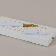 Load image into Gallery viewer, ystudio Limited Edition White Rollerball Pen
